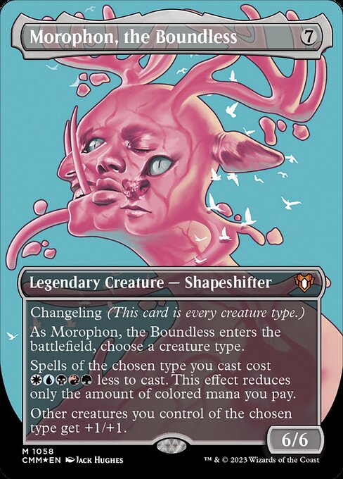 Morophon, the Boundless — Commander Masters #1058, art by Jack Hughes
