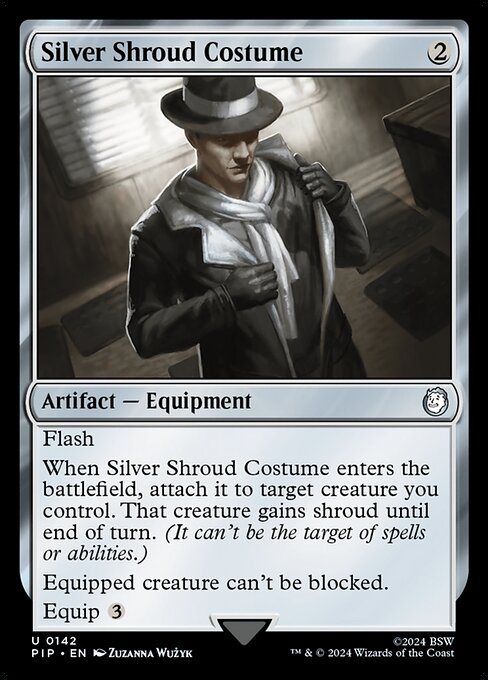 Silver Shroud Costume — Fallout #142, art by Zuzanna Wużyk