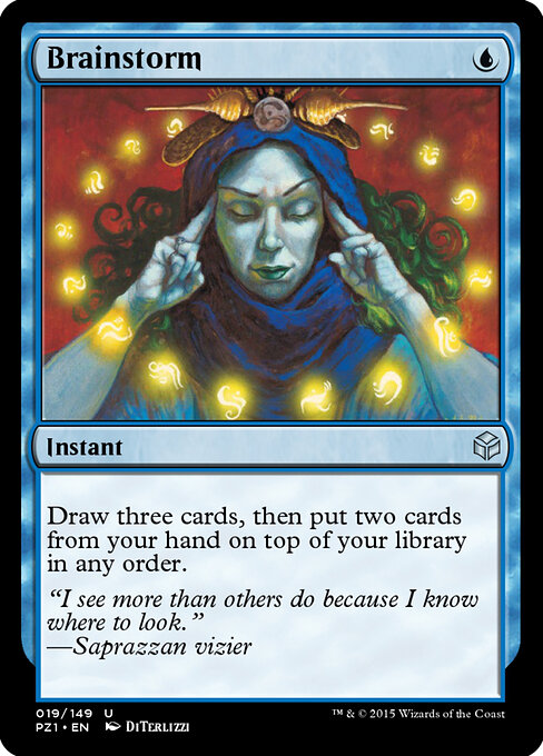 Brainstorm — Legendary Cube Prize Pack #19, art by DiTerlizzi