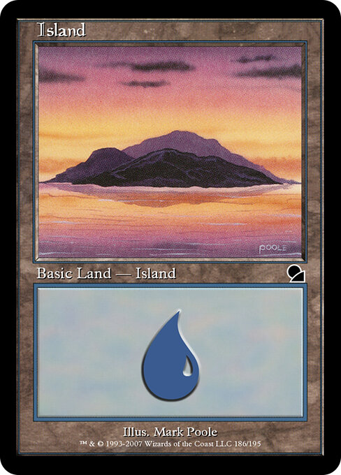 Island — Masters Edition #184, art by Mark Poole