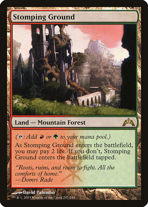 Stomping Ground — Gatecrash #247, art by David Palumbo