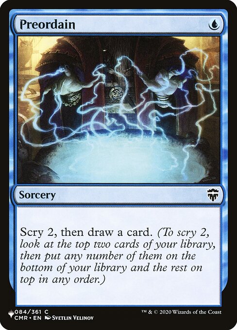 Preordain — The List #CMR-84, art by Svetlin Velinov