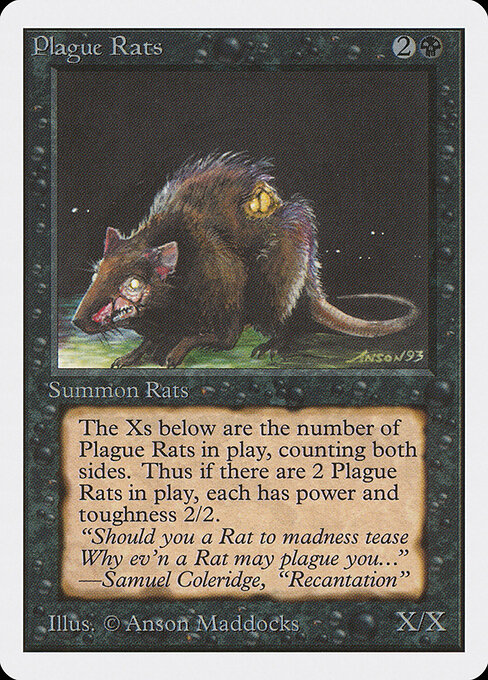 Plague Rats — Unlimited Edition #122, art by Anson Maddocks