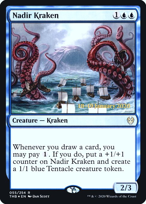 Nadir Kraken — Theros Beyond Death Promos #55s, art by Dan Murayama Scott