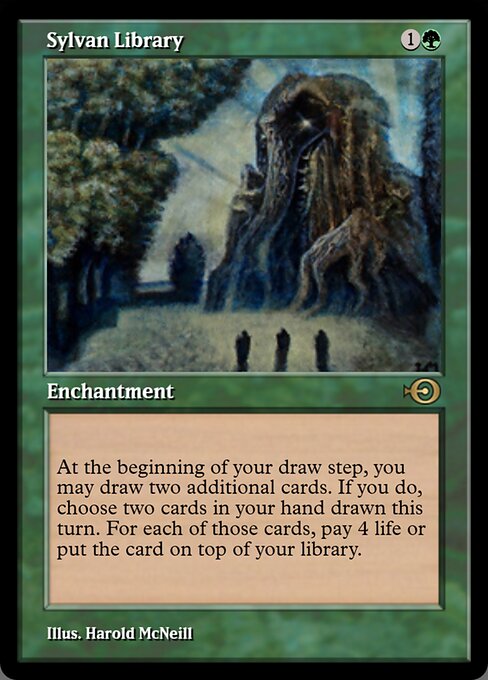Sylvan Library — Magic Online Promos #23948, art by Harold McNeill