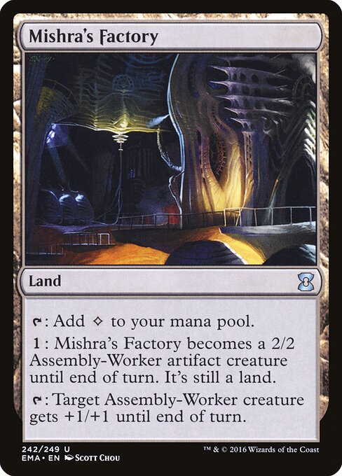 Mishra's Factory — Eternal Masters #242, art by Scott Chou