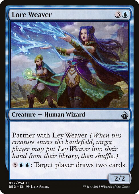 Lore Weaver — Battlebond #22, art by Livia Prima