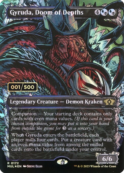 Gyruda, Doom of Depths — Multiverse Legends #172z, art by Steve Ellis