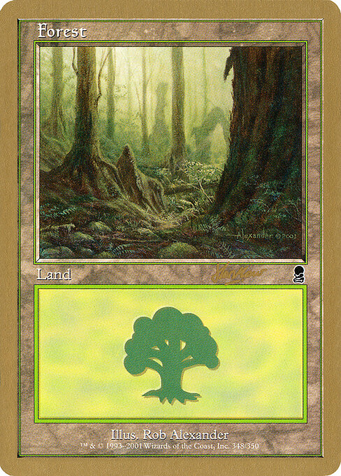 Forest — World Championship Decks 2002 #shh348, art by Rob Alexander