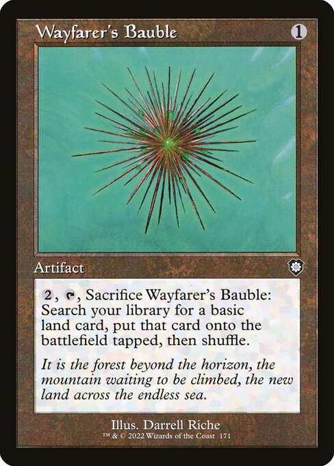Wayfarer's Bauble — The Brothers' War Commander #171, art by Darrell Riche