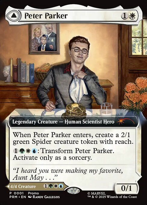 Peter Parker // Amazing Spider-Man — Media and Collaboration Promos #2025-22, art by Randy Gallegos