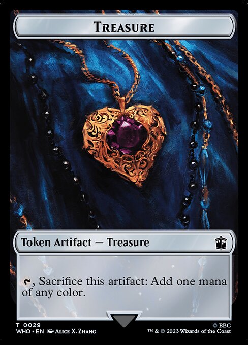 Treasure — Doctor Who Tokens #29, art by Alice Xia Zhang