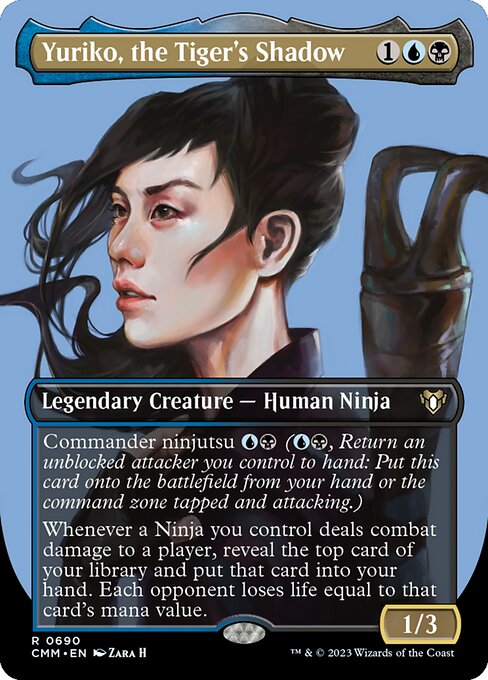 Yuriko, the Tiger's Shadow — Commander Masters #690, art by Zara H