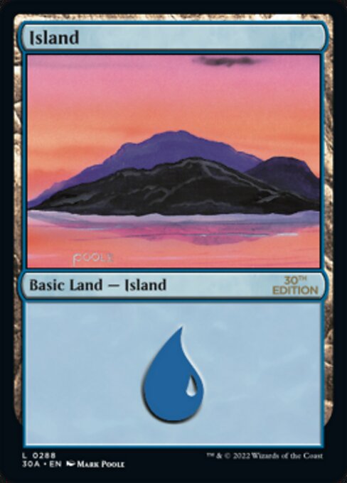 Island — 30th Anniversary Edition #288, art by Mark Poole