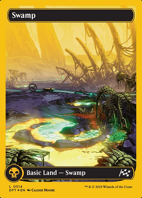 Swamp — Aetherdrift #514, art by Calder Moore