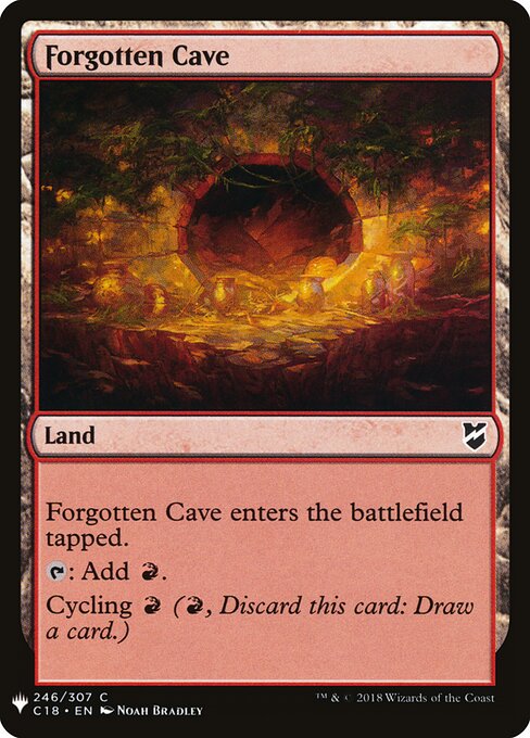 Forgotten Cave — The List #C18-246, art by Noah Bradley