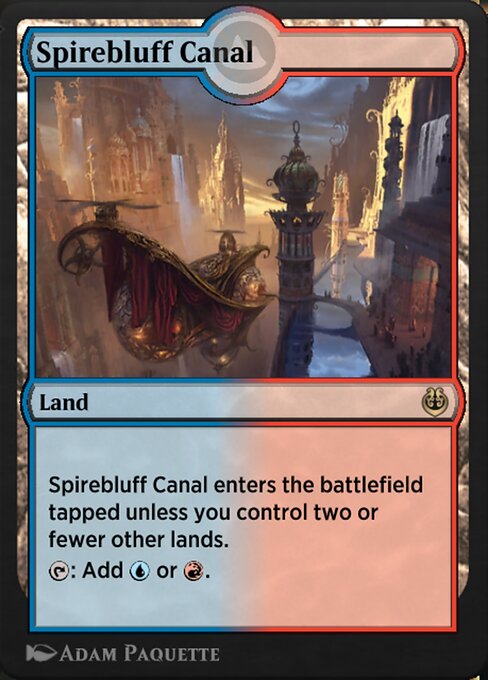 Spirebluff Canal — Kaladesh Remastered #286, art by Adam Paquette