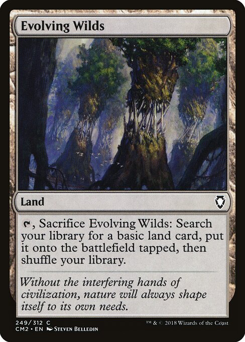 Evolving Wilds — Commander Anthology Volume II #249, art by Steven Belledin