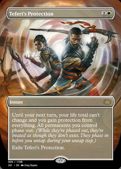Teferi's Protection — Magic Online Promos #102225, art by Greg Staples