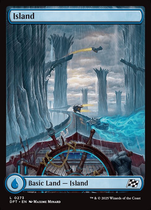 Island — Aetherdrift #273, art by Maxime Minard