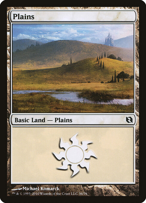Plains — Duel Decks: Elspeth vs. Tezzeret #36, art by Michael Komarck