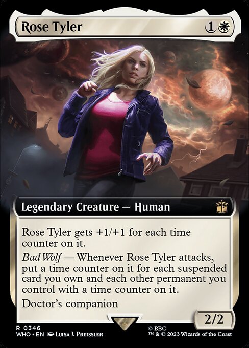 Rose Tyler — Doctor Who #346, art by Luisa J. Preissler