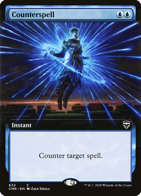 Counterspell — Commander Legends #632, art by Zack Stella