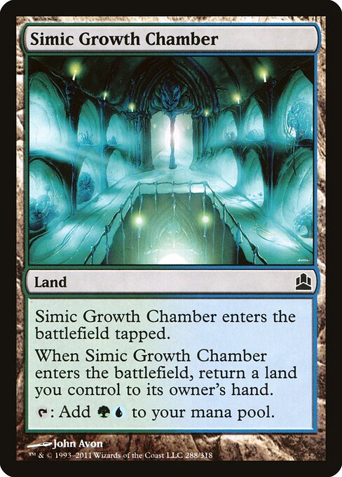 Simic Growth Chamber — Commander 2011 #288, art by John Avon