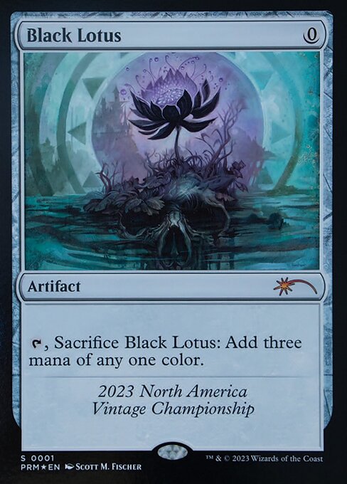 Black Lotus — Vintage Championship #2023NA, art by Scott M. Fischer