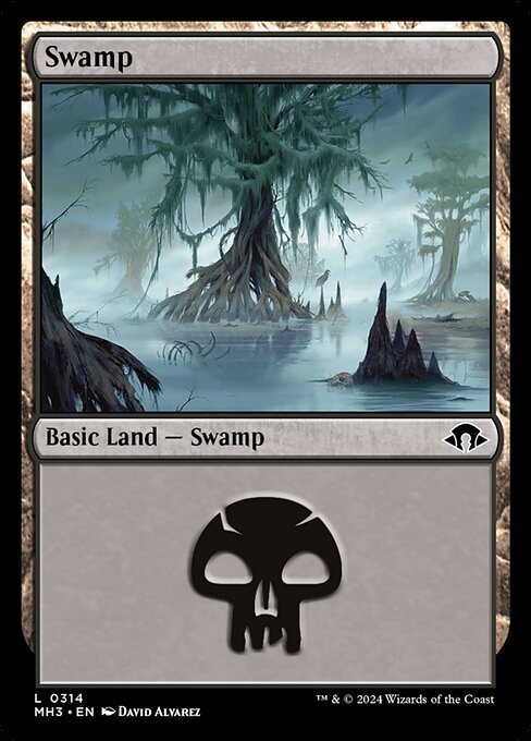 Swamp — Modern Horizons 3 #314, art by David Álvarez