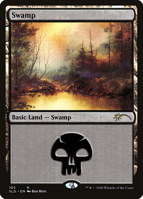 Swamp — Secret Lair Drop #105, art by Bob Ross