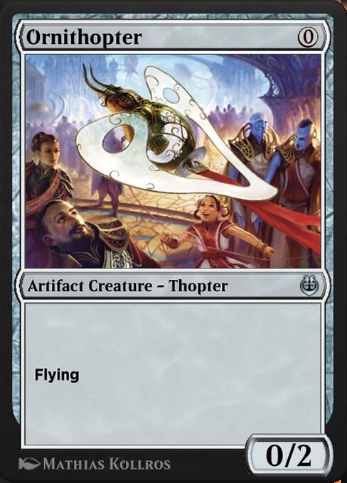 Ornithopter — Kaladesh Remastered #255, art by Mathias Kollros