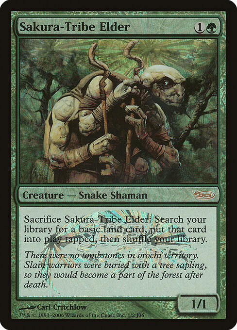 Sakura-Tribe Elder — Junior Super Series #12, art by Carl Critchlow