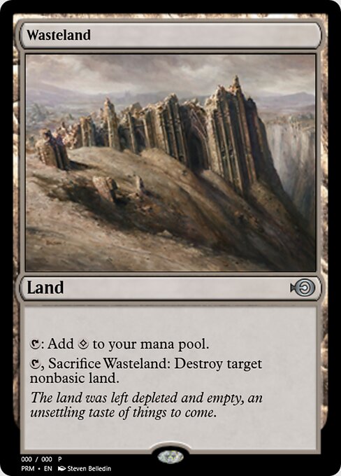 Wasteland — Magic Online Promos #55874, art by Steven Belledin