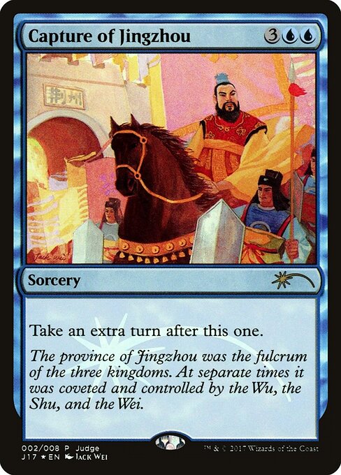 Capture of Jingzhou — Judge Gift Cards 2017 #2, art by Jack Wei