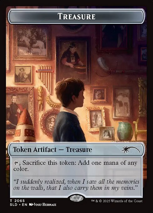 Treasure — Secret Lair Drop #2065, art by Josu Hernaiz