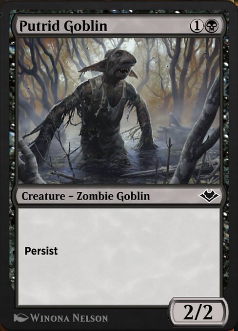 Putrid Goblin — Jumpstart: Historic Horizons #375, art by Winona Nelson