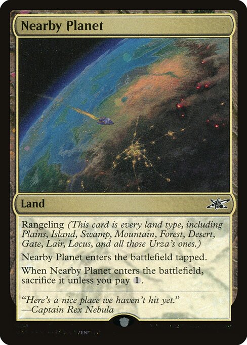 Nearby Planet — Unfinity #484, art by Bruce Brenneise