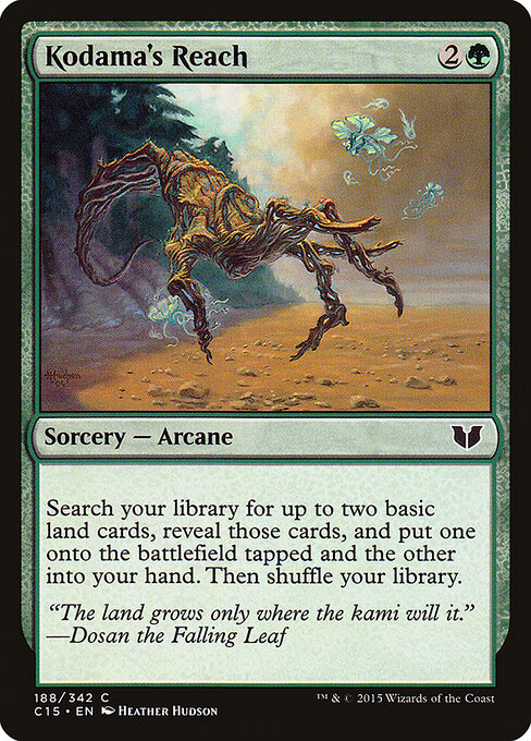 Kodama's Reach — Commander 2015 #188, art by Heather Hudson