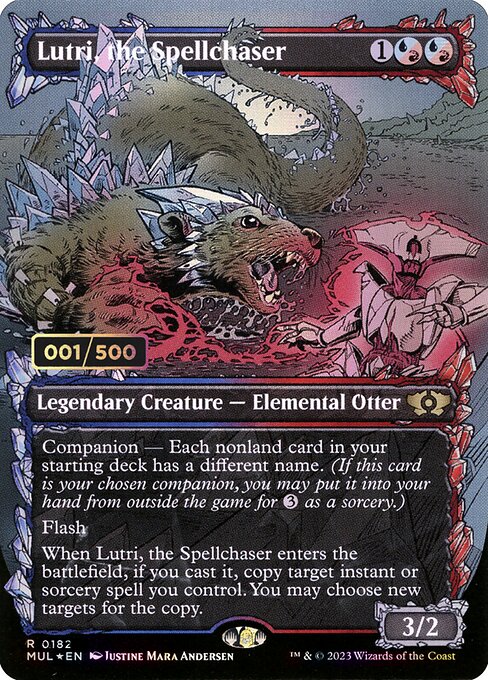 Lutri, the Spellchaser — Multiverse Legends #182z, art by Justine Mara Andersen