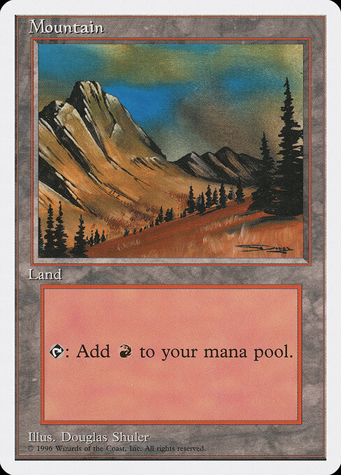 Mountain — Introductory Two-Player Set #64, art by Douglas Shuler