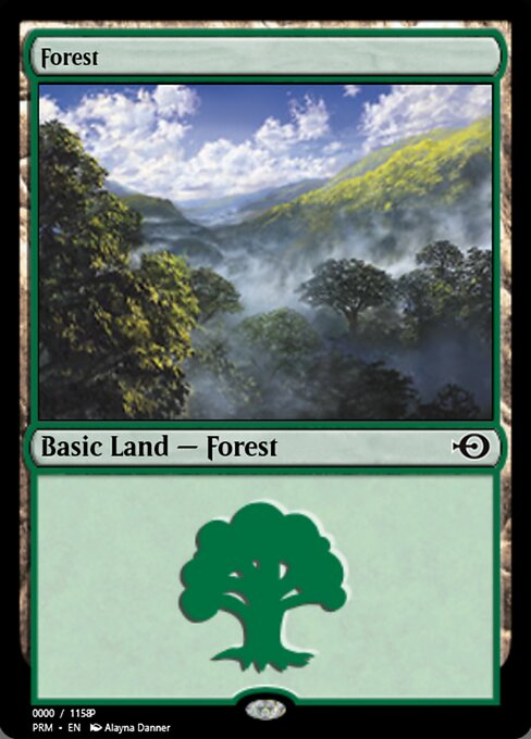 Forest — Magic Online Promos #81902, art by Alayna Danner