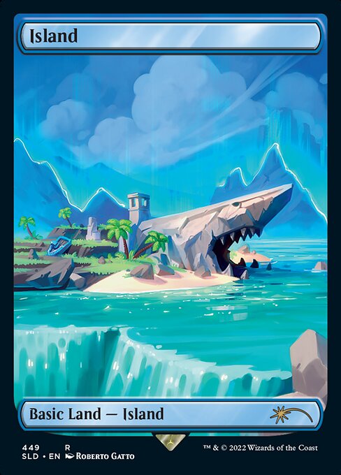 Island — Secret Lair Drop #449, art by Roberto Gatto