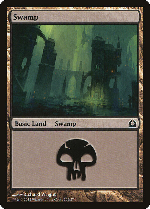 Swamp — Return to Ravnica #263, art by Richard Wright