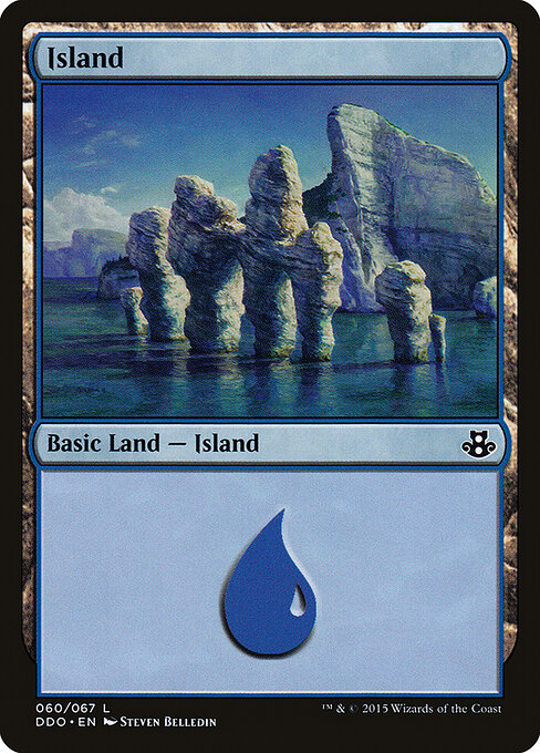 Island — Duel Decks: Elspeth vs. Kiora #60, art by Steven Belledin