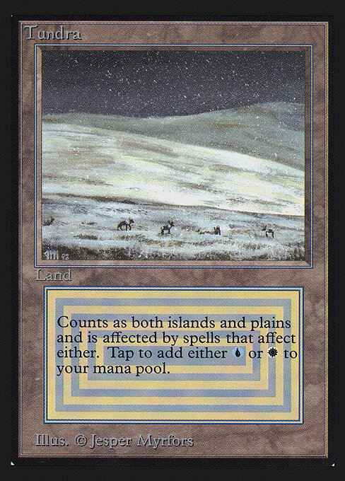 Tundra — Intl. Collectors' Edition #285, art by Jesper Myrfors