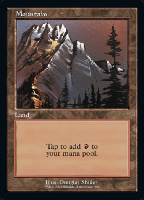 Mountain — 30th Anniversary Edition #589, art by Douglas Shuler