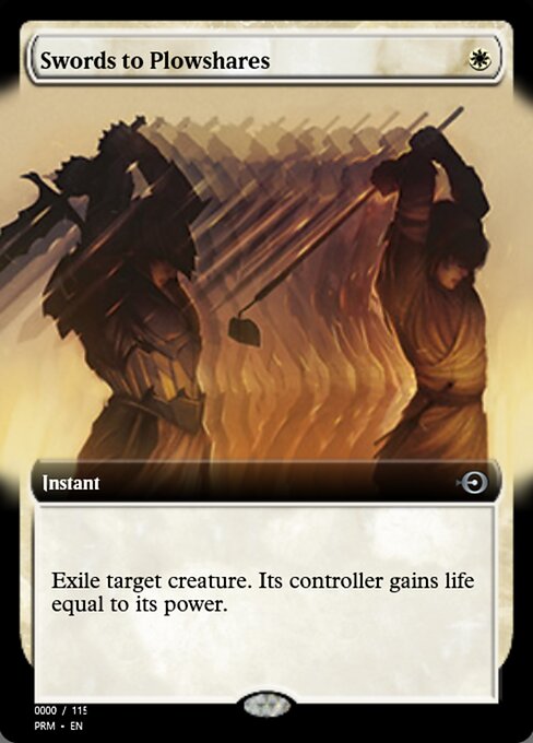 Swords to Plowshares — Magic Online Promos #86138, art by Sam Wolfe Connelly