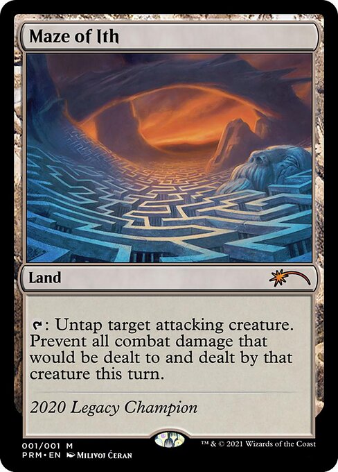 Maze of Ith — Legacy Championship #2020C, art by Milivoj Ćeran