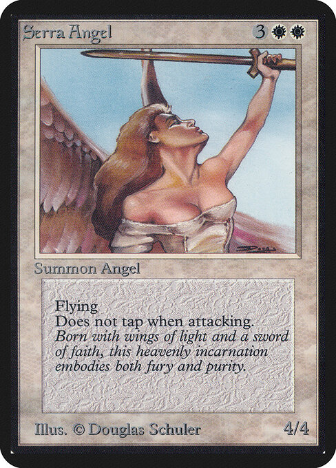 Serra Angel — Limited Edition Alpha #39, art by Douglas Shuler